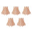 10Pcs Wood Train Tracks Khaki Switch Track Set Durable Educational Toy 7