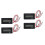 4Pcs Vehicle Battery Tester LCD Battery Capacity Gauge Easy Operation 4