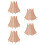 10Pcs Wood Train Tracks Khaki Switch Track Set Durable Educational Toy 5