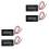 4Pcs Vehicle Battery Tester LCD Battery Capacity Gauge Easy Operation 3