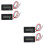 4Pcs Vehicle Battery Tester LCD Battery Capacity Gauge Easy Operation 6