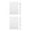 10Pcs White Water Soluble Embroidery Stabilizer Sheets Nonwoven Fabric 6