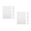 10Pcs White Water Soluble Embroidery Stabilizer Sheets Nonwoven Fabric 3