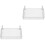 2Pcs Hanging Metal Storage Basket White Bedside Dorm Organizer 5