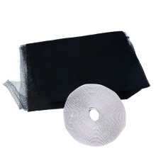 3Pcs Invisible Black Window Screen Mesh for Living Room and Office