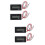 4Pcs Vehicle Battery Tester LCD Battery Capacity Gauge Easy Operation 7
