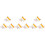 3Pcs Portable White Blank Scrolls Ideal for Calligraphy and Painting 4