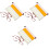 3Pcs Portable White Blank Scrolls Ideal for Calligraphy and Painting 9