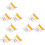 3Pcs Portable White Blank Scrolls Ideal for Calligraphy and Painting 7