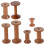 14Pcs Wooden Thread Spools Craft Bobbins Holder Smooth Surface DIY 3