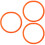 3Pcs Compact Weighted Arm Hoops Pe Material for Arm Strength 7