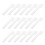 120Pcs White Plastic Adjustable Curtain Hooks for Pleated Drapes Clips 3