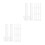 120Pcs White Plastic Adjustable Curtain Hooks for Pleated Drapes Clips 5