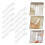 120Pcs White Plastic Adjustable Curtain Hooks for Pleated Drapes Clips 11