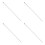 4Pcs Durable Iron Foosball Table Poles Silver Color Replace Old Rods 9