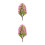 2Pcs Decoration House Model Tree Artificial Mini Plastic Multi-Color 8