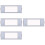 4Pcs Silver Professional Rice Paper Calligraphy Accessory Scrolls 7