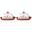 2Pcs Multi-Color Ceramic Butter Storage Dish with Lid for Kitchen Use 4
