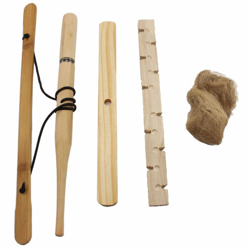 2Sets Versatile Khaki Wood Fire Starter for Camping Adventures