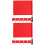 12Pcs Red Handheld Signal Flags Racing Referee Flags with Steel Handle 7