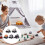 15Pcs Educational Pull-Back Car Toys Strong Rubber Material for Kids 10