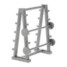 2Pcs Multi Plastic Dollhouse Mini Gym Equipment Fitness Decor Model