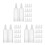 120Pcs Transparent Plastic Ampoule Tips with Applicator for Garden Use 10