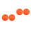 4Pcs Durable Orange Silicone fork Ball Holder for Music Use 6