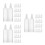 120Pcs Transparent Plastic Ampoule Tips with Applicator for Garden Use 8