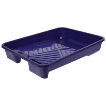 3Pcs Blue Plastic Paint Trays for Painting Small Roller Kit Organizer