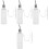 4Pcs Eco-Friendly Plastic Hanging Water Bottles Automatic Feeders 4
