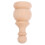 4Pcs Khaki Solid Wood Finials Roman Bridge Design for Home Decor 2