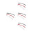 120Pcs 22Awg Silicone Wire for Guitar Pickup Stranded Copper Assorted 8