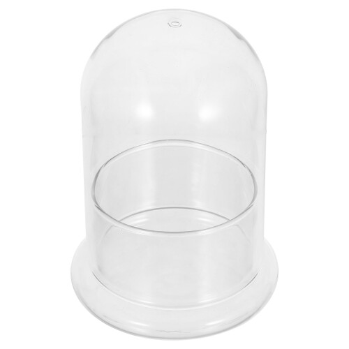 2Pcs Glass Terrarium Bell Jars Mini Hydroponic Desktop Planters