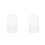 2Pcs Glass Terrarium Bell Jars Mini Hydroponic Desktop Planters 8