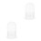 2Pcs Glass Terrarium Bell Jars Mini Hydroponic Desktop Planters 6