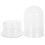 2Pcs Glass Terrarium Bell Jars Mini Hydroponic Desktop Planters 2