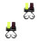 4Pcs Assorted Color Stroller Hooks Heavy Duty Multipurpose Strap Clips 8