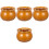 4Pcs Brown Ceramic Stew Pot Soup Bowls Safe Kitchen Cooking Tableware 8