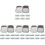 24Pcs Small Iron Rectangular Storage Boxes Silver Metal Organizer 2