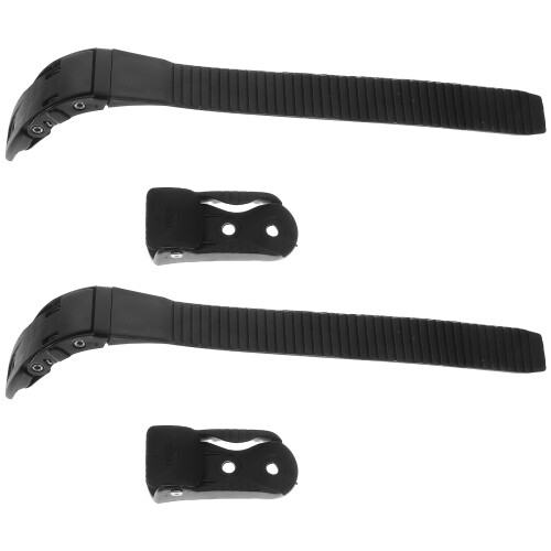 6Pcs Adjustable Roller Skates Black PP Replaceable Buckle Straps 1
