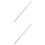2Pcs Reusable Whiteboard Decals for Wall Smooth Writing PVC Stickers 5