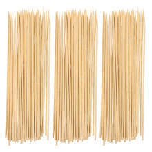 225Pcs Beige Bamboo Skewers for Camping Bbq Food Picks and DIY Crafts