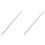 2Pcs Reusable Whiteboard Decals for Wall Smooth Writing PVC Stickers 2