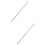 2Pcs Reusable Whiteboard Decals for Wall Smooth Writing PVC Stickers 7