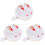 3Pcs Small White Wrist Pin Cushions Reusable Sewing Supply 2
