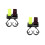 4Pcs Assorted Color Stroller Hooks Heavy Duty Multipurpose Strap Clips 7