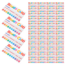 600Pcs Creative Paper Punch Cards Reward Cards Classroom Encouragement