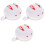 3Pcs Small White Wrist Pin Cushions Reusable Sewing Supply 3