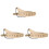 3Pcs Durable Guitar Belt Yellow Adjustable Guitar Accessory 4